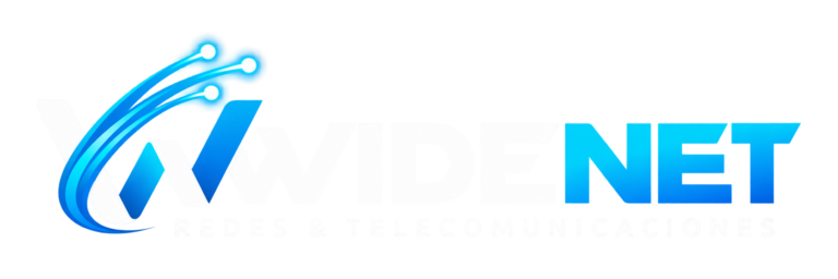 logotipo widenet de redes y telecomunicaciones